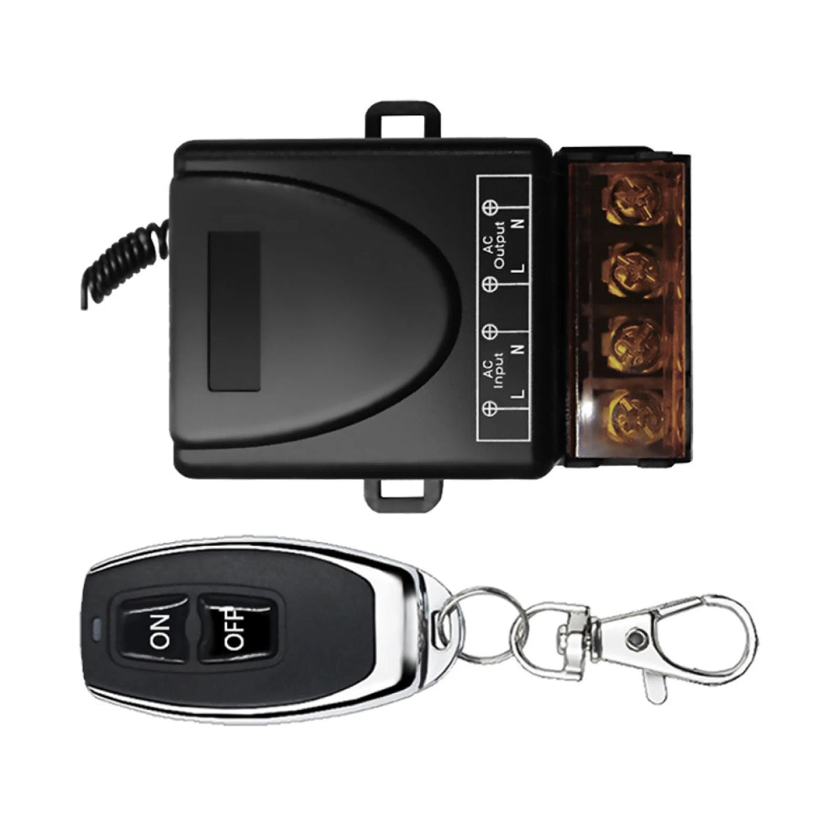 433 MHz Wireless RF Remote Control Switch Transmitter Receiver AC 90-220V