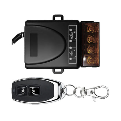 433 MHz Wireless RF Remote Control Switch Transmitter Receiver AC 90-220V
