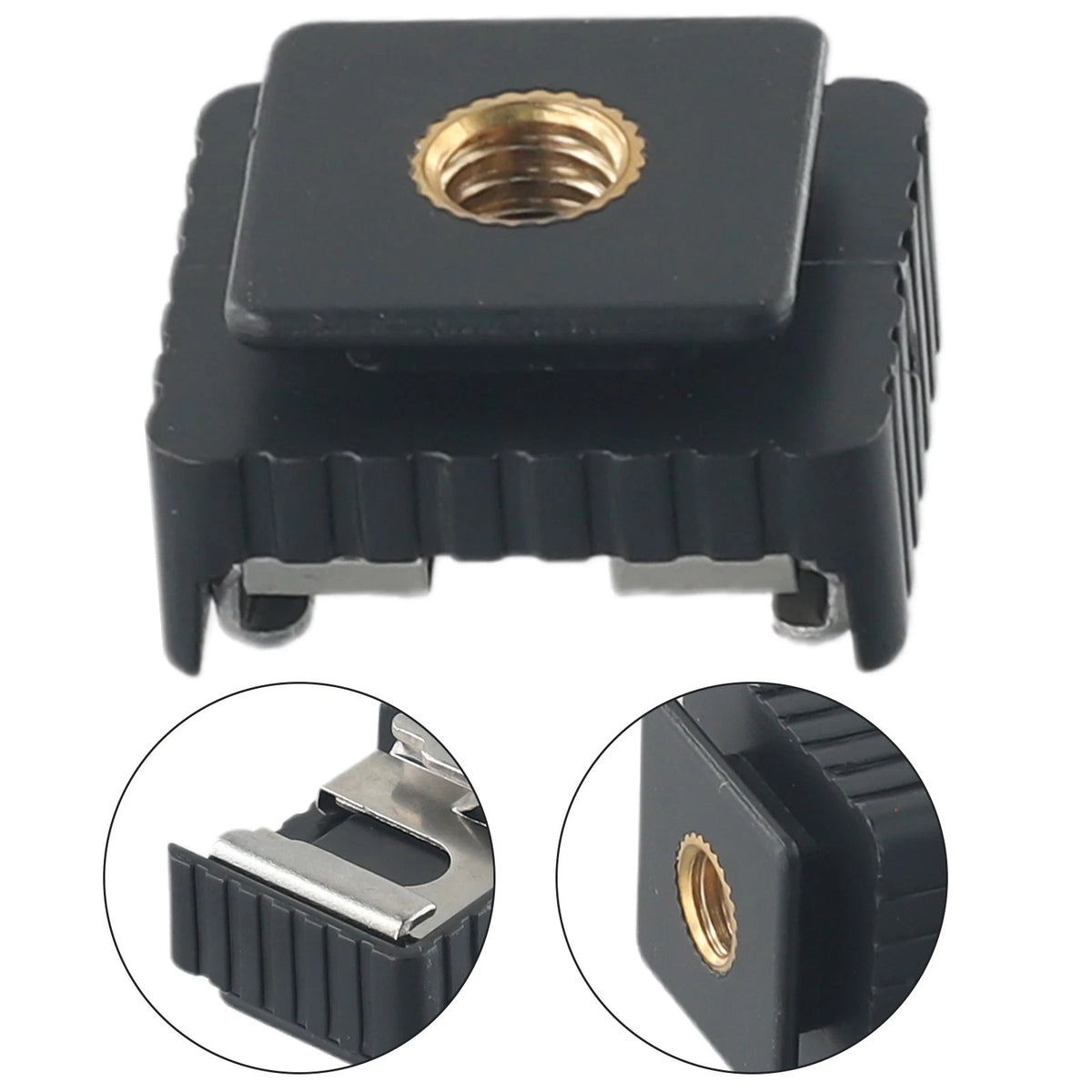 Flash Hot Shoe Mount Adapter for Studio Light Stand Tripod
