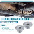 2pcs Oil Drain Plug for Chevrolet Astra Metal Replacement (2000–2008)