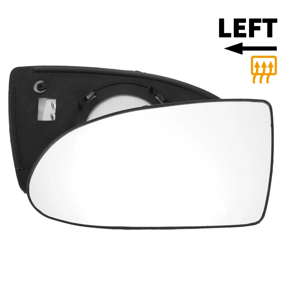 Heated Left Side Mirror Glass Replacement for Hyundai Accent (2005–2009)