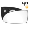 Heated Left Side Mirror Glass Replacement for Hyundai Accent (2005–2009)