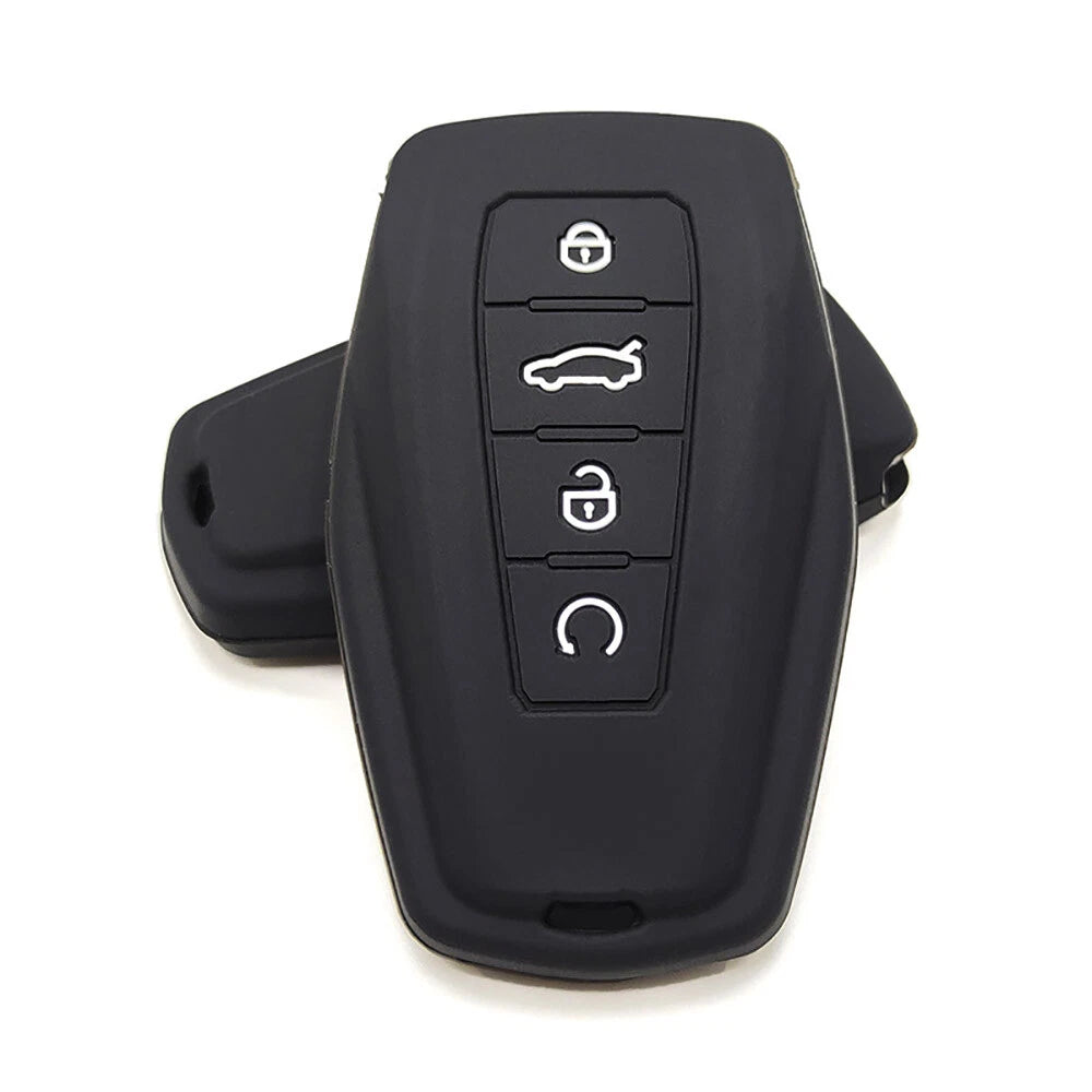 4-Buttons Silicone Car Key Cover Case for Geely Coolray Monjaro Geometria