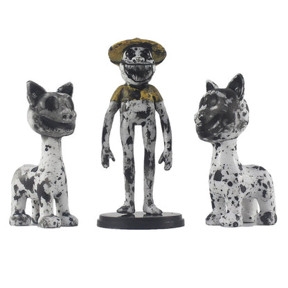 8Pcs Action Figures for Game Fans (Horror Party Decor)