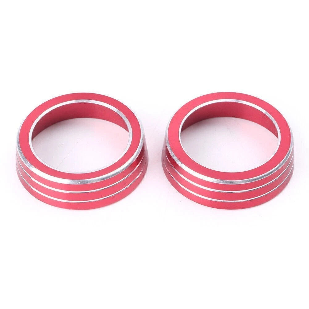 2X Red AC Air-Condition Control Switch Cover Ring for Honda Civic (2016–2017) 2050YF055