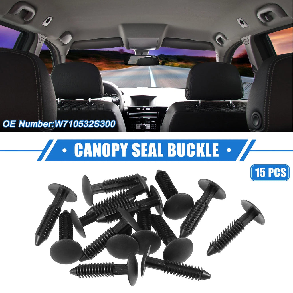 Canopy Seal Buckle Clips Kit for Ford Mustang (2005–2012) Black