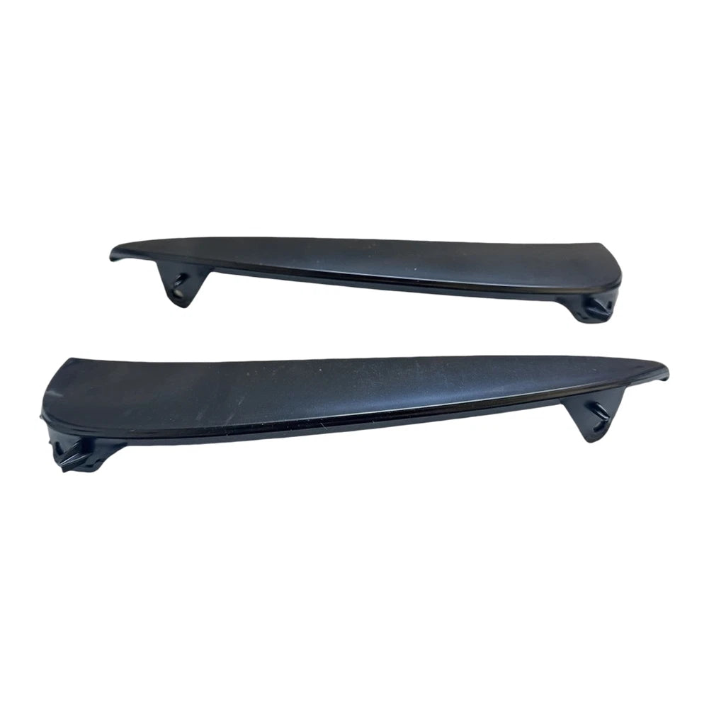 Black ABS Front Bumper Trim for Mercedes W213 C238 (2017–2023)