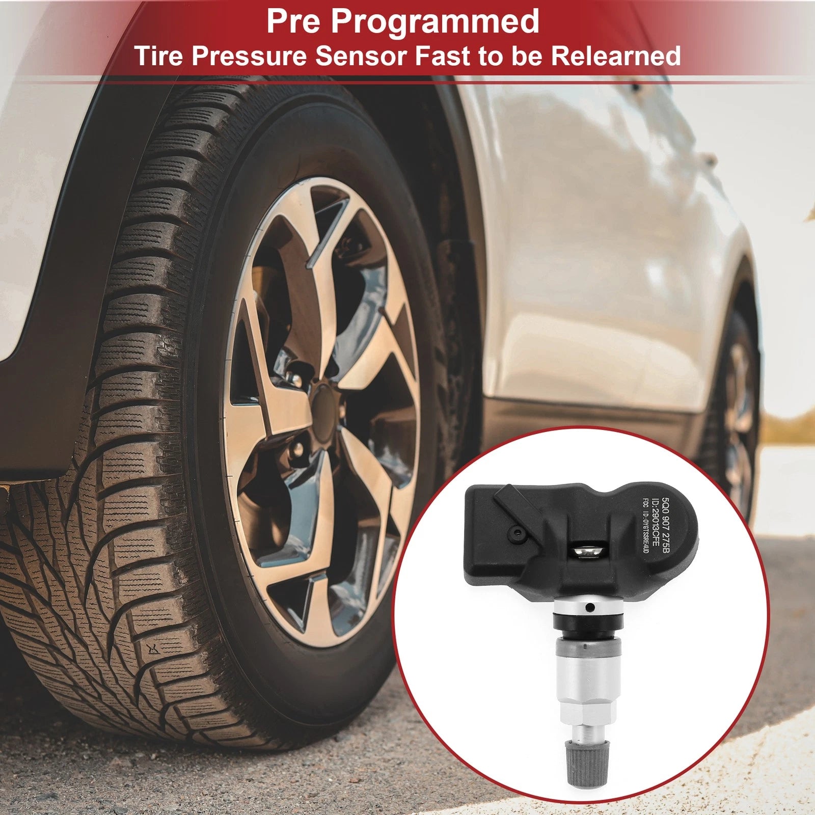 Tire Pressure Sensor Replacement for Volkswagen Touareg (2014–2018)