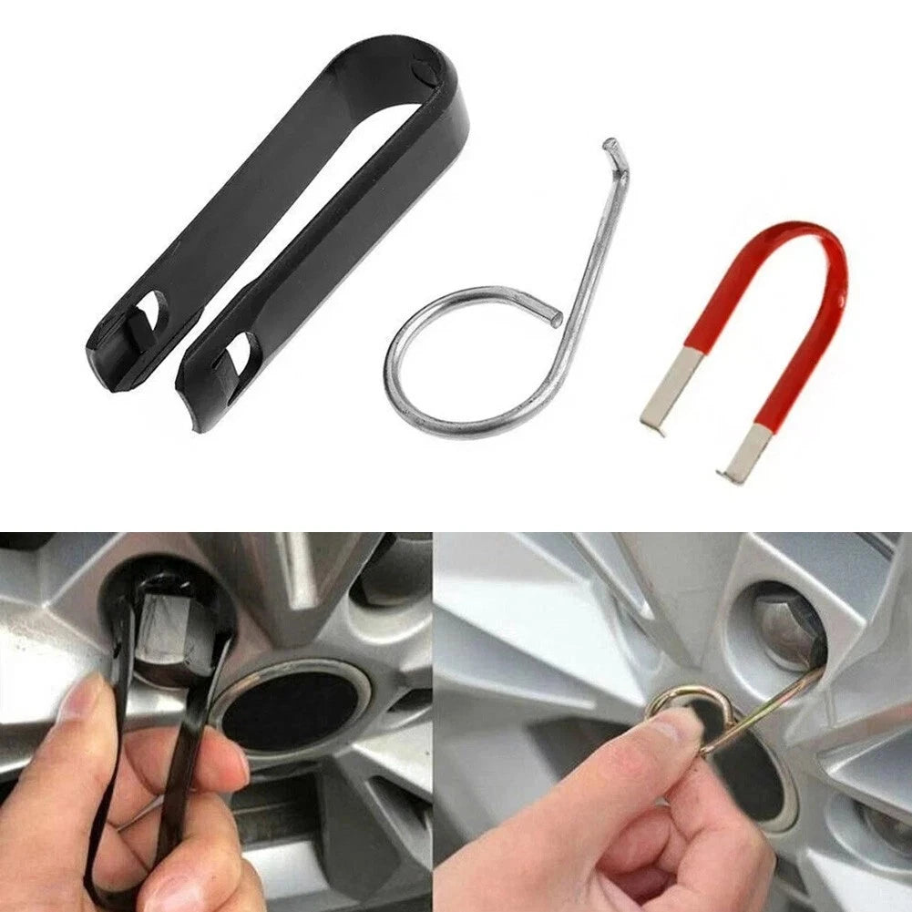 Wheel Lug Nut Cap Remover Tool Set Compatible with For Golf 6X0012243 OEM