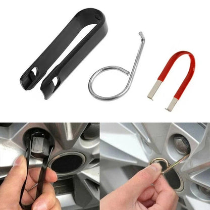 Wheel Lug Nut Cap Remover Tool Set Compatible with For Golf 6X0012243 OEM
