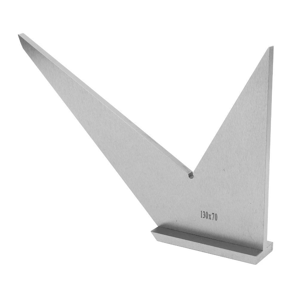 Beveled Angle Ruler Multiangle Carbon Steel Gauge Protractor for Workpiece