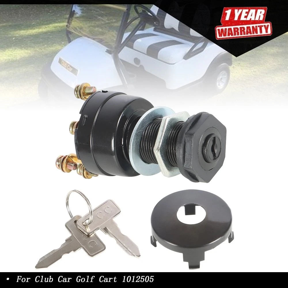 Ignition Key Switch for Club Car DS Gas Cart (1996–Present) 101826301 1012505