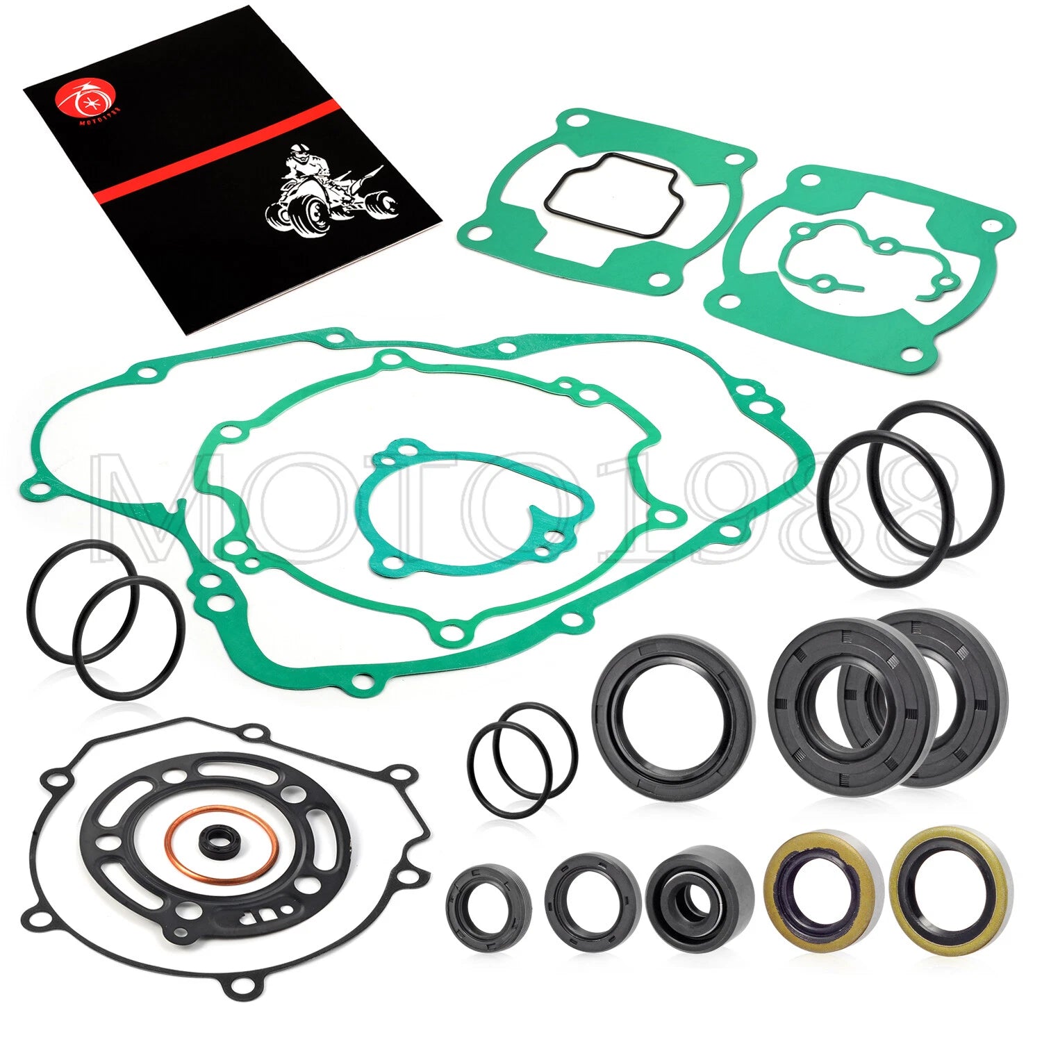 Complete Engine Gasket Seal Rebuild Kit for Kawasaki KX85 KX100 (2006–2023)
