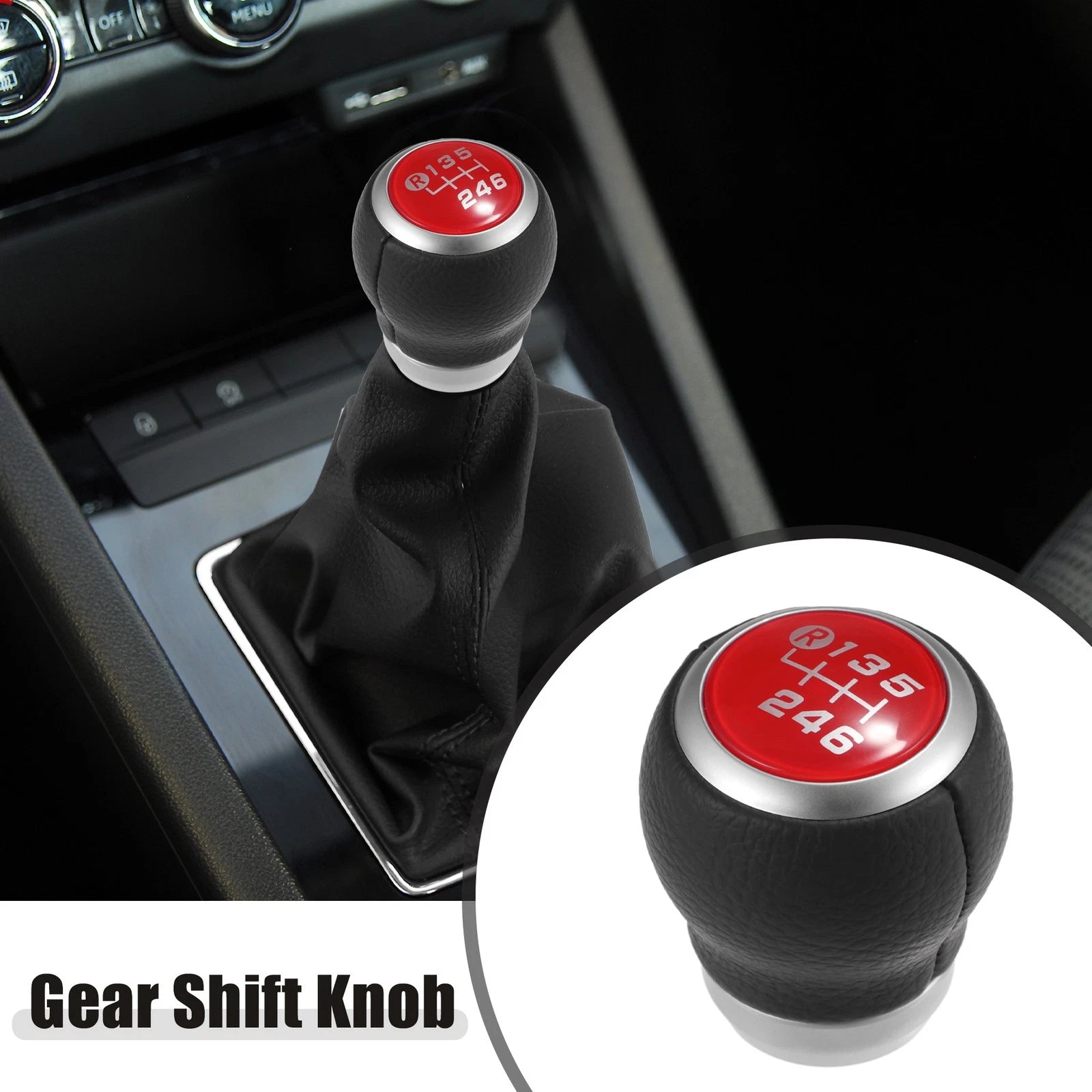 6 Speed Manual Gear Shift Knob Replacement for Subaru Impreza WRX STI (2008–2014)