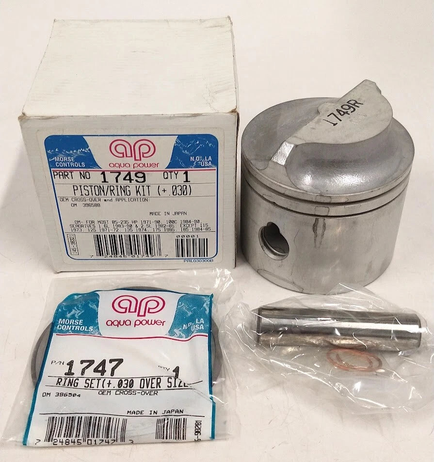 Piston / Ring Kit (+.030) for Aqua Power 1749 (OEM)