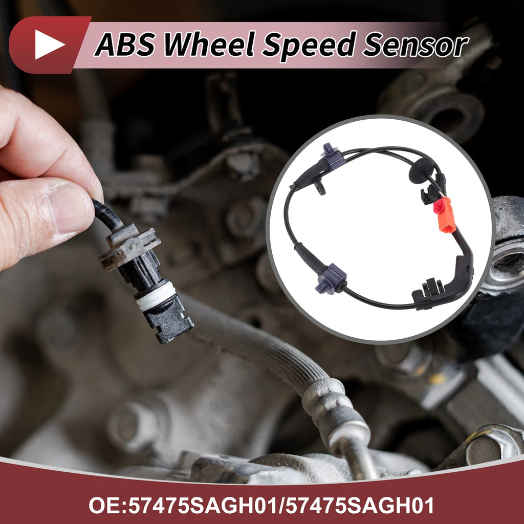 ABS Wheel Speed Sensor Rear Left Replacement for Honda City GE4 (2010–2014)