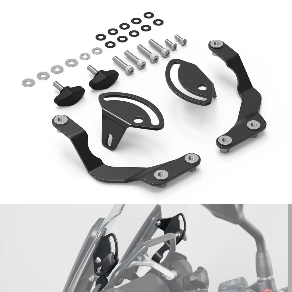 Windshield Bracket Stabilizer Kit for BMW R1200GS GSA (2013–2020)