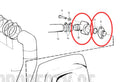 Water Hose Fitting Inlet Nipple for Volvo Diesel OMC Cobra (872334, 872336)