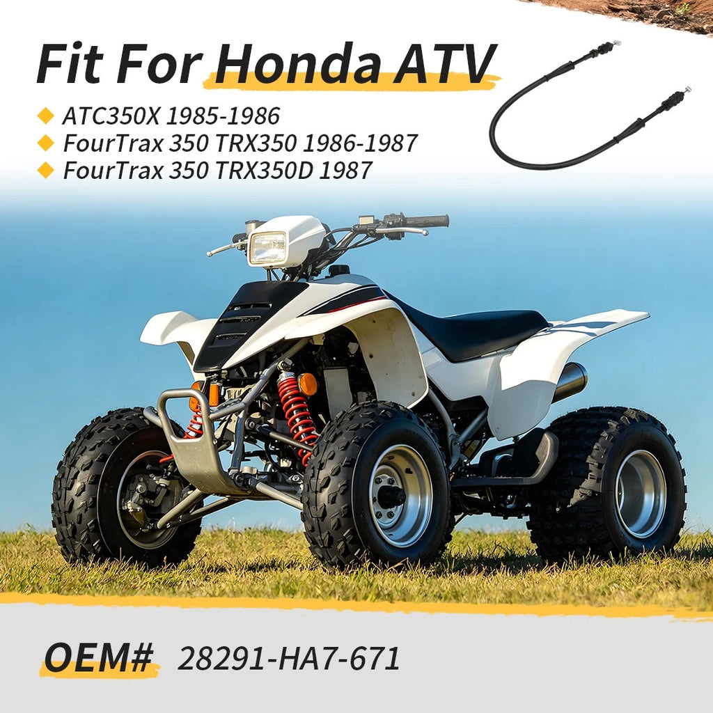 Automatic Decompression Cable for Honda ATC350X ATX 350X TRX350 (1985–1987)