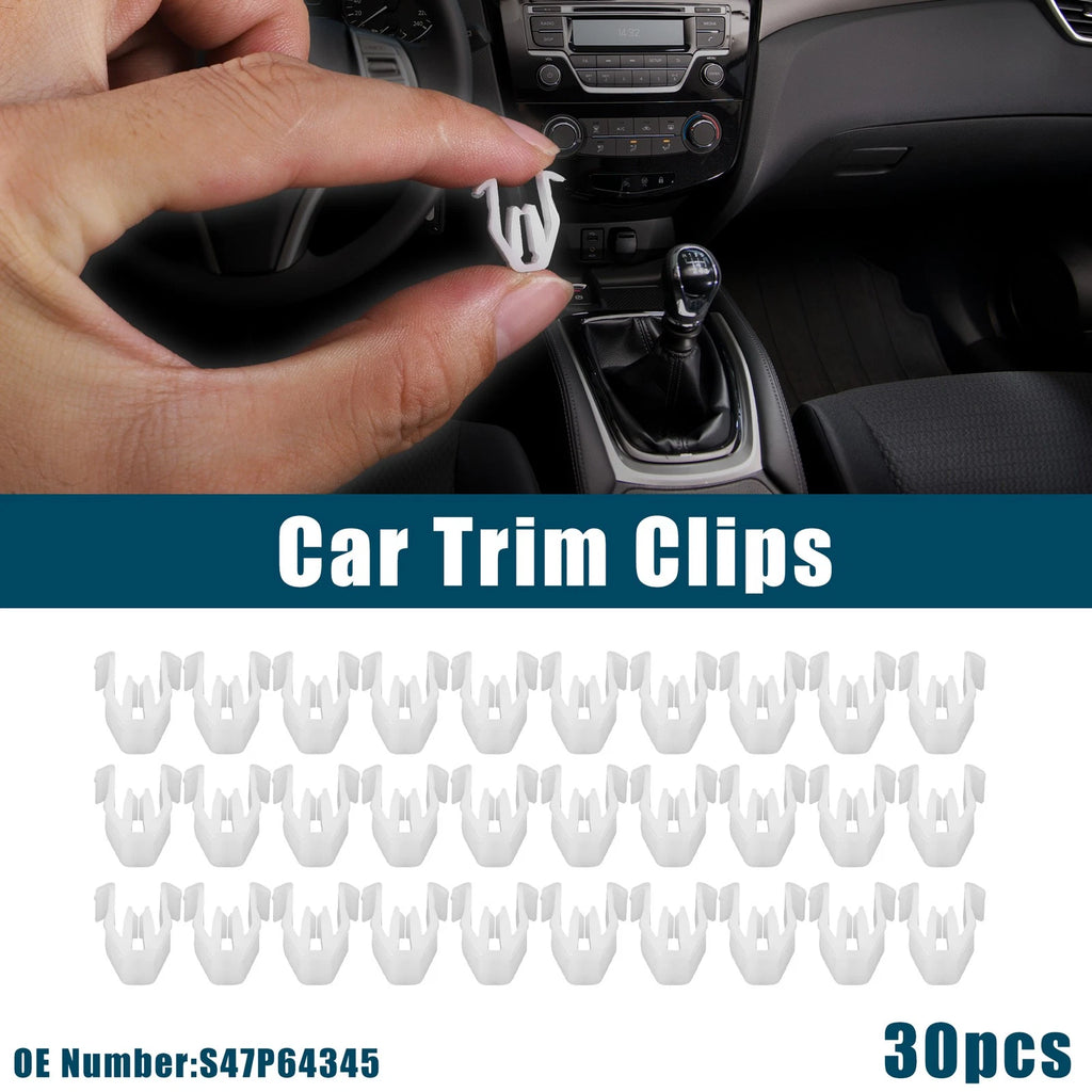 Interior Trim Retainer Clip Fastener Set for Mitsubishi (30 Pieces) (2002–2024)