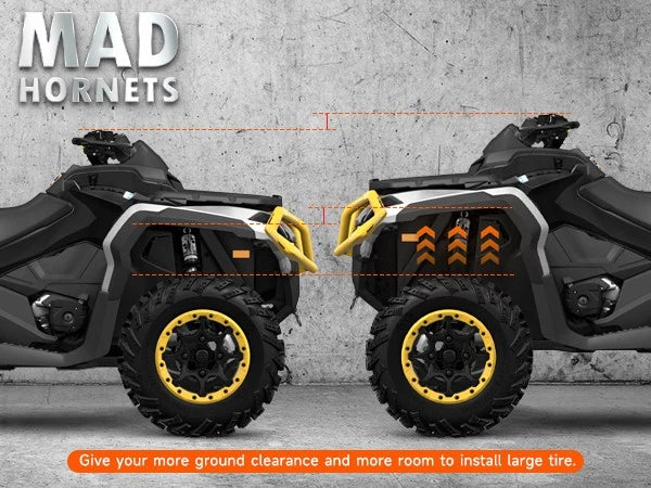 Lift Spacer Kit for Can-Am Outlander Max 1000/1000R/400/500/570/650/800/850 (Black)