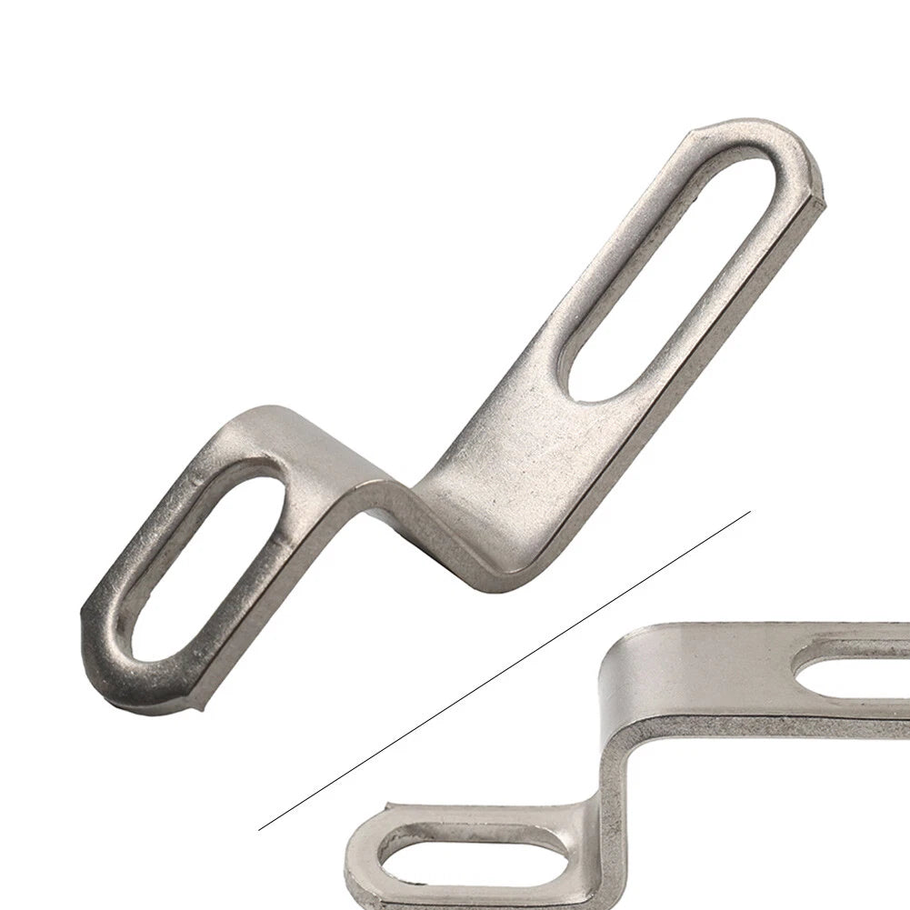 Universal Motorcycle Exhaust Pipe Fixed Clamp Bracket Z-Shaped Mounting