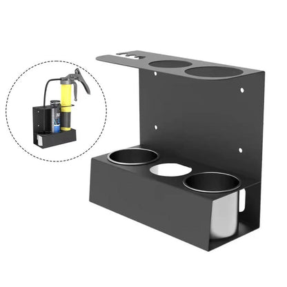 Wall Mounted Funnel Rack for Garage Space Saving