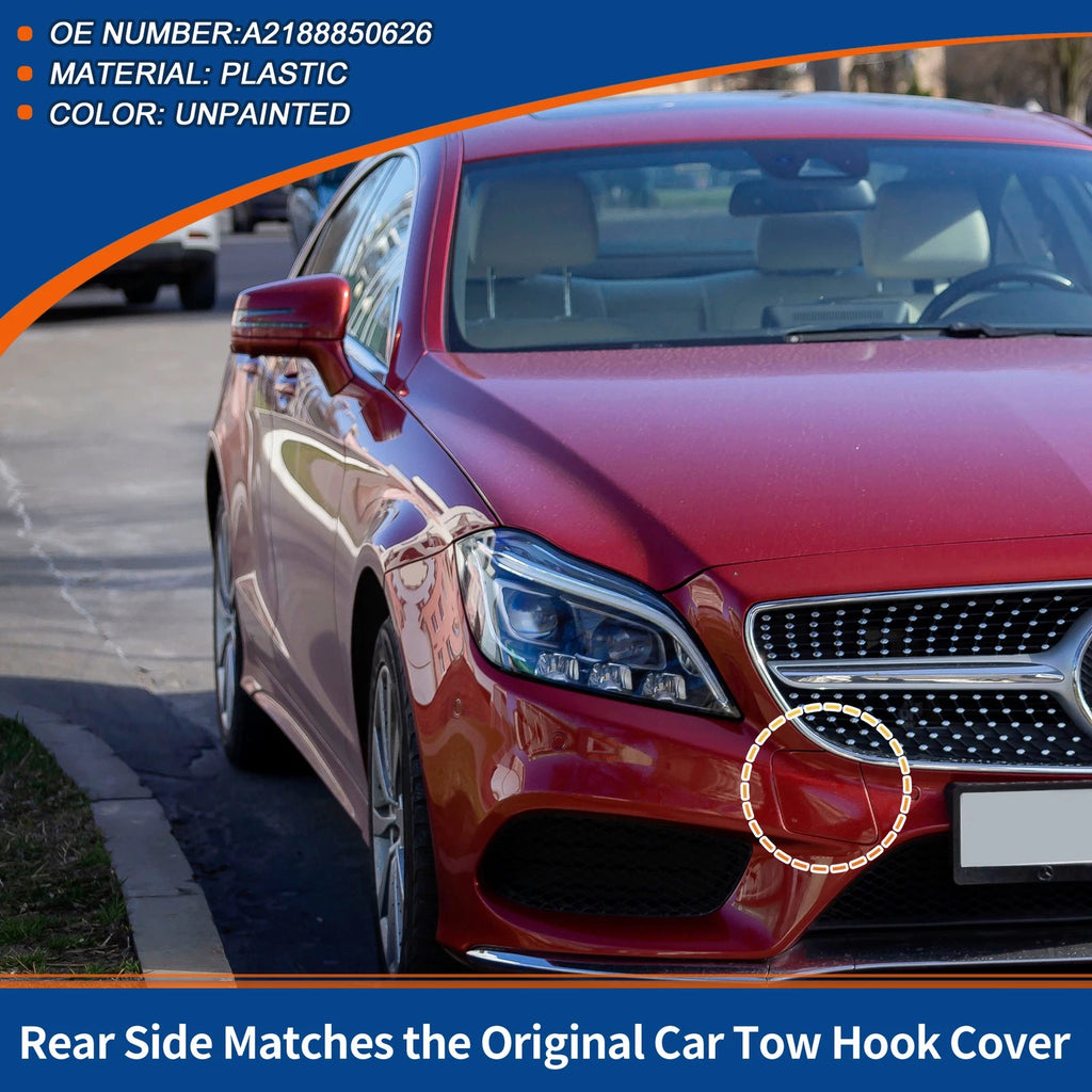 Front Tow Hook Cover Replacement for Mercedes-Benz CLS (2011–2018)