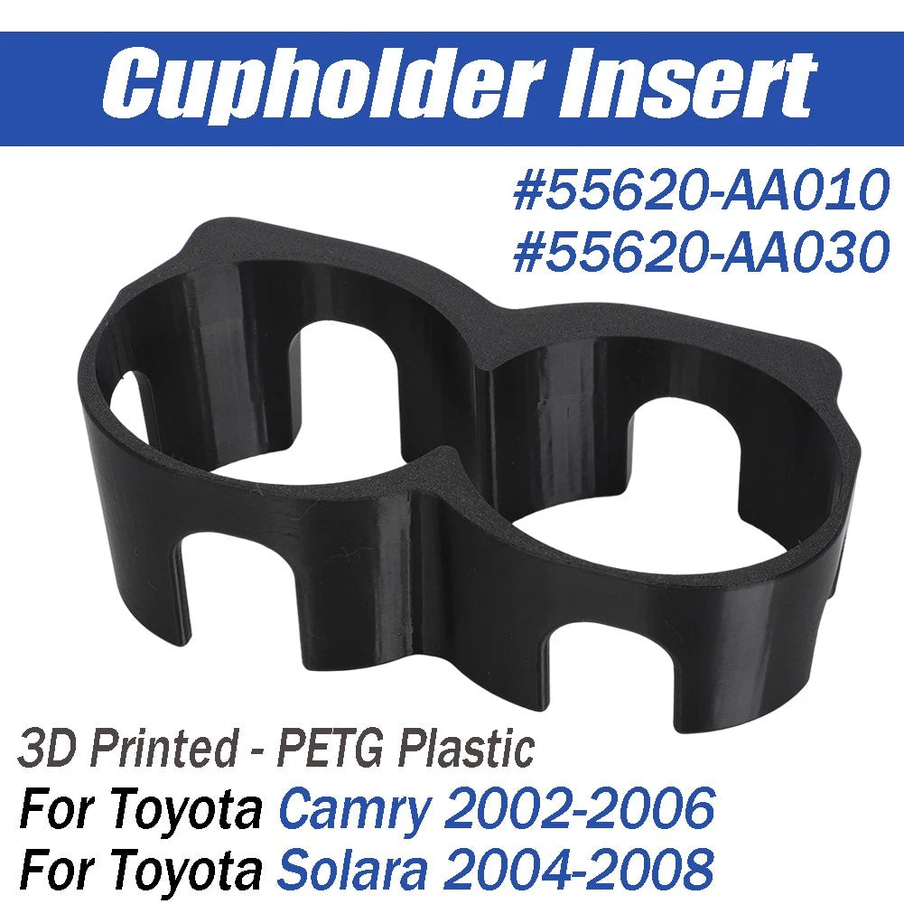 Cupholder Insert for Toyota Camry (2002–2006) & Solara (2004–2008) 55620-AA030