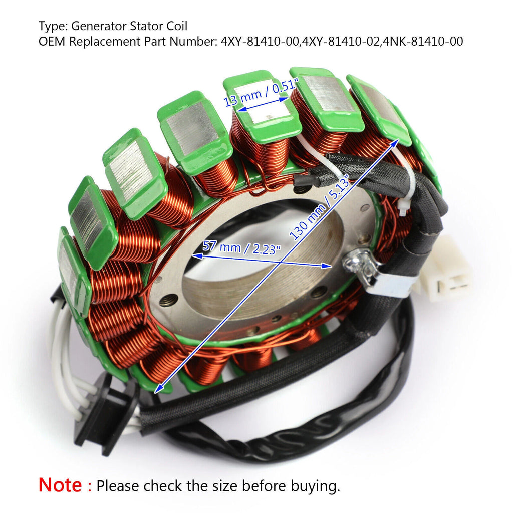 Generator Alternator Stator for Yamaha XVZ1300 (1996–2013) T9