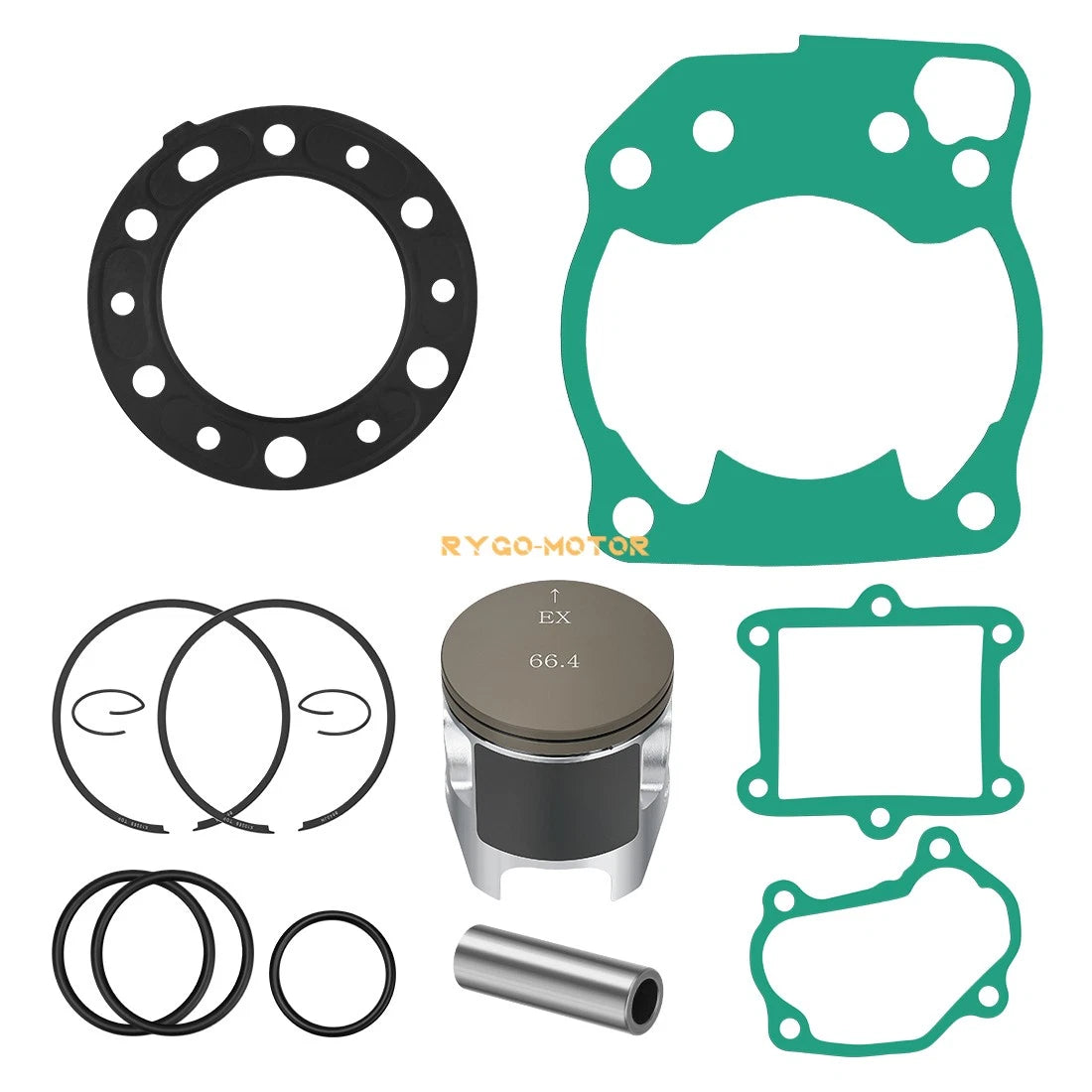 Top End Rebuild Kit for Honda CR250R (1997–2001) Piston Gaskets Bearing STD 66.4mm