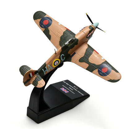 1/72 Scale Diecast RAF Hawker Hurricane Mk HB Fighter Model with Stand