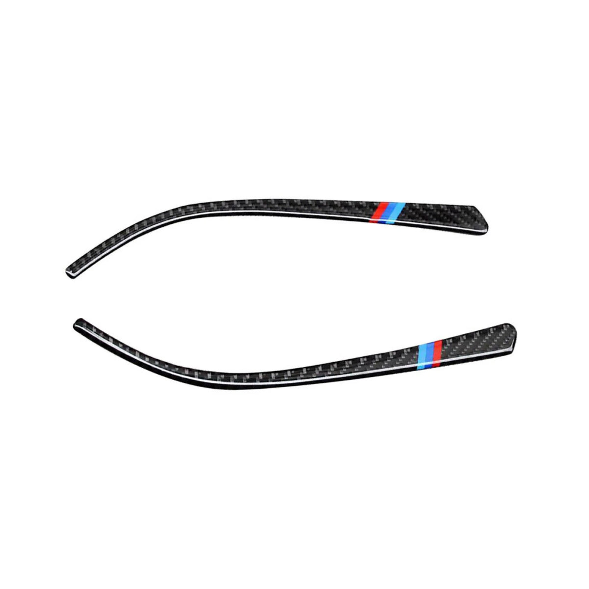2X Carbon Fiber Side Mirror Stripe Trim for BMW F30/F34/F35 (2013–2018)