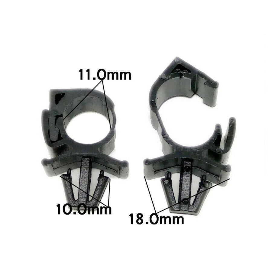 40x Plastic Clips for Wiring Harness - Universal Fit