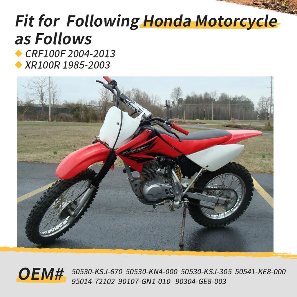 Side Kick Stand Kit with Bolt Spring for Honda XR100R (1985–2003) CRF100F (2004–2013)