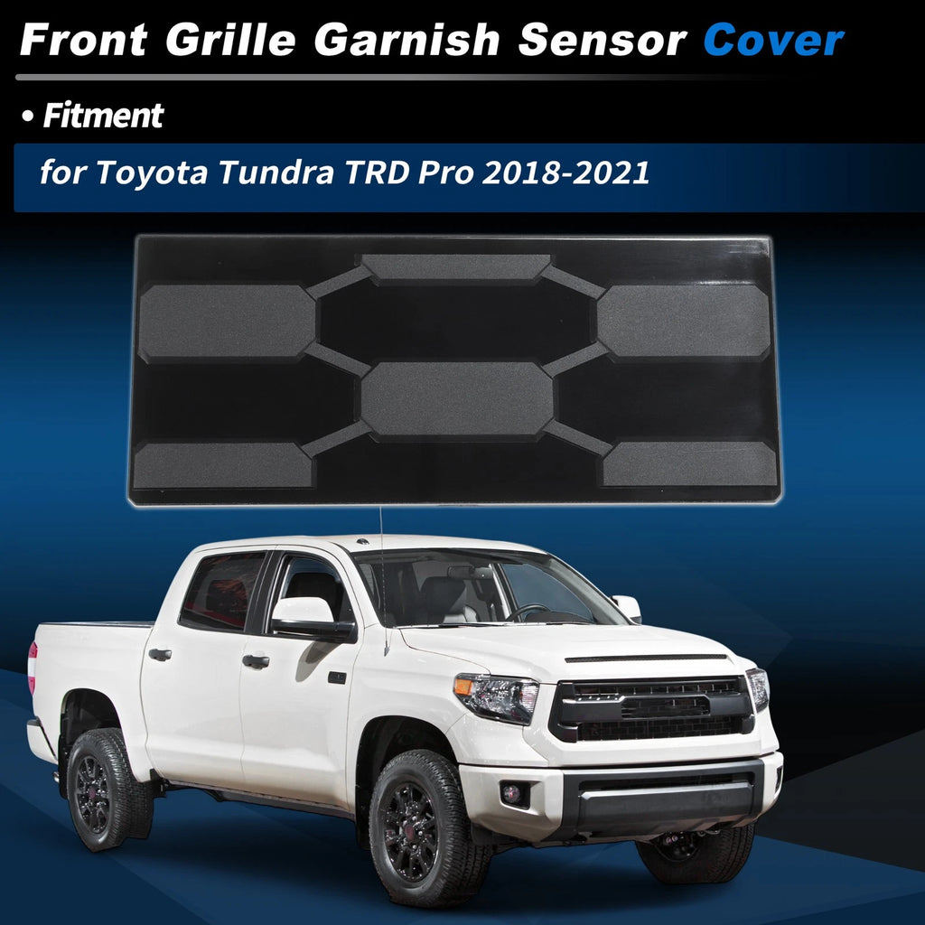 Front Grille Radar Sensor Cover Replacement for Toyota Tundra TRD Pro (2018-2021)