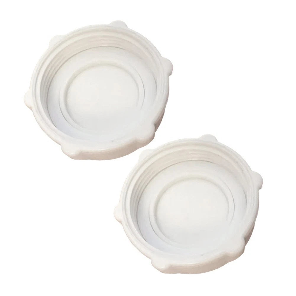 White Drain Valve Cap for Pools