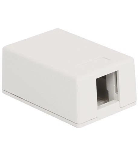 1-Port Surface Mount Box for ICC IC107BC1WH (25-Pack)