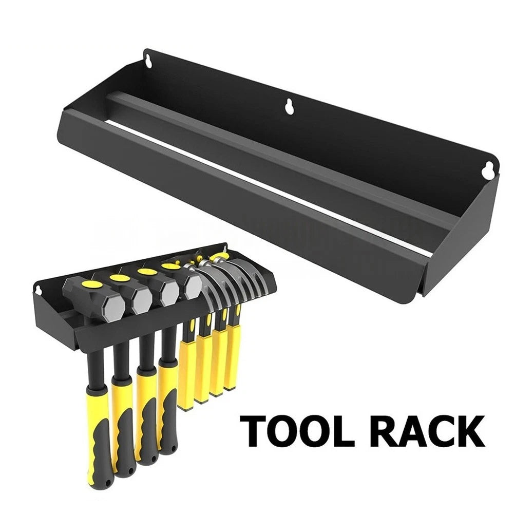 Steel Wall Mounted Hammer Rack Organizer for Garage Shed (No Part Numbers)