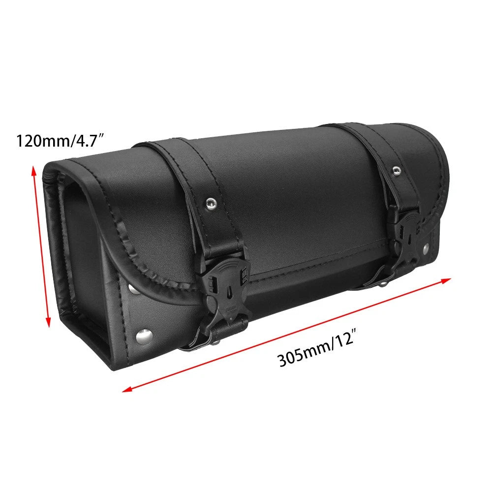 Universal Fork Bag for Harley Honda Motorcycle (PU Leather)