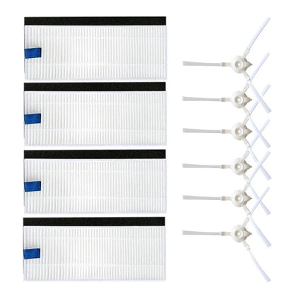 2X Side Brush with Filters for Vacuum Cleaner Attachments