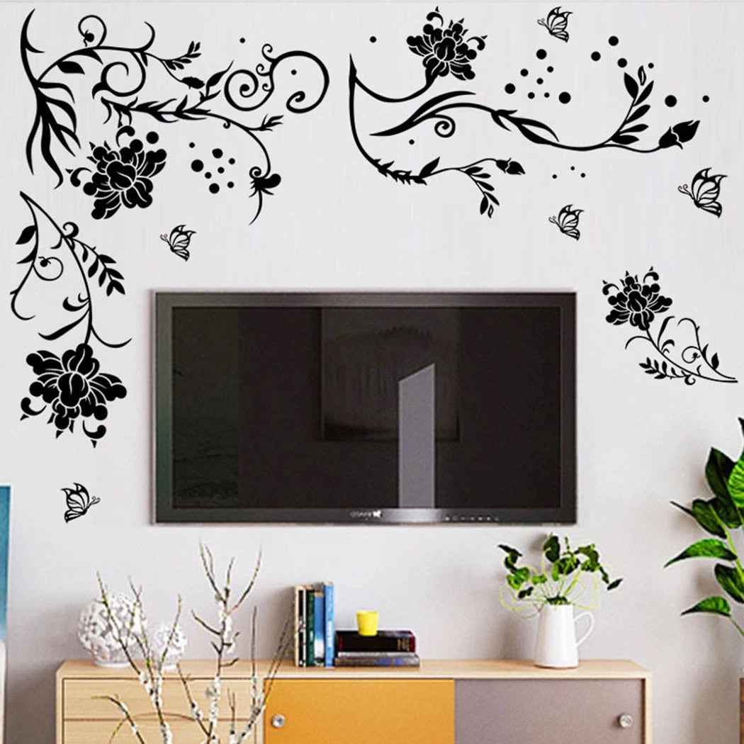 Wall Sticker Butterfly Decals for Home Decor (Removable)