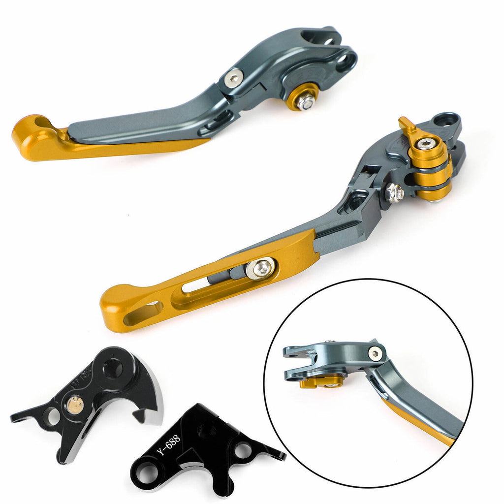 Adjustable Clutch Brake Lever for Yamaha MT-09 Tracer 900/GT (2021–2022) YZF R6 Gold