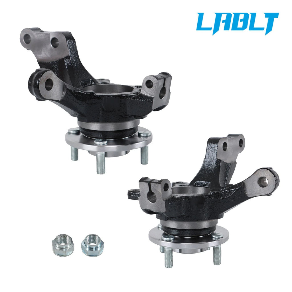 Front Left Right Knuckle & Wheel Hub Bearing for Nissan Versa (2013–2019)