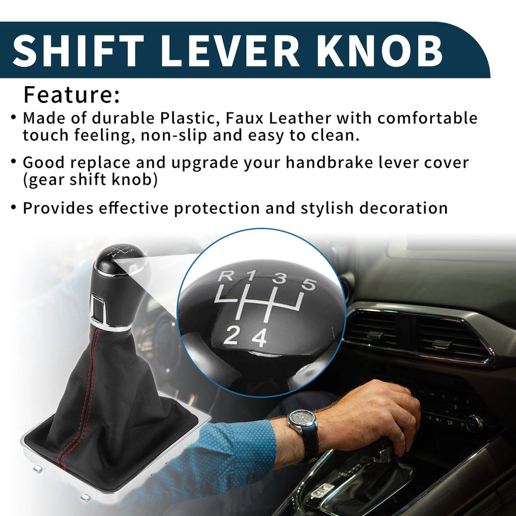 5 Speed Gear Shift Knob with Cover for Volkswagen Passat Limo (2005–2011)