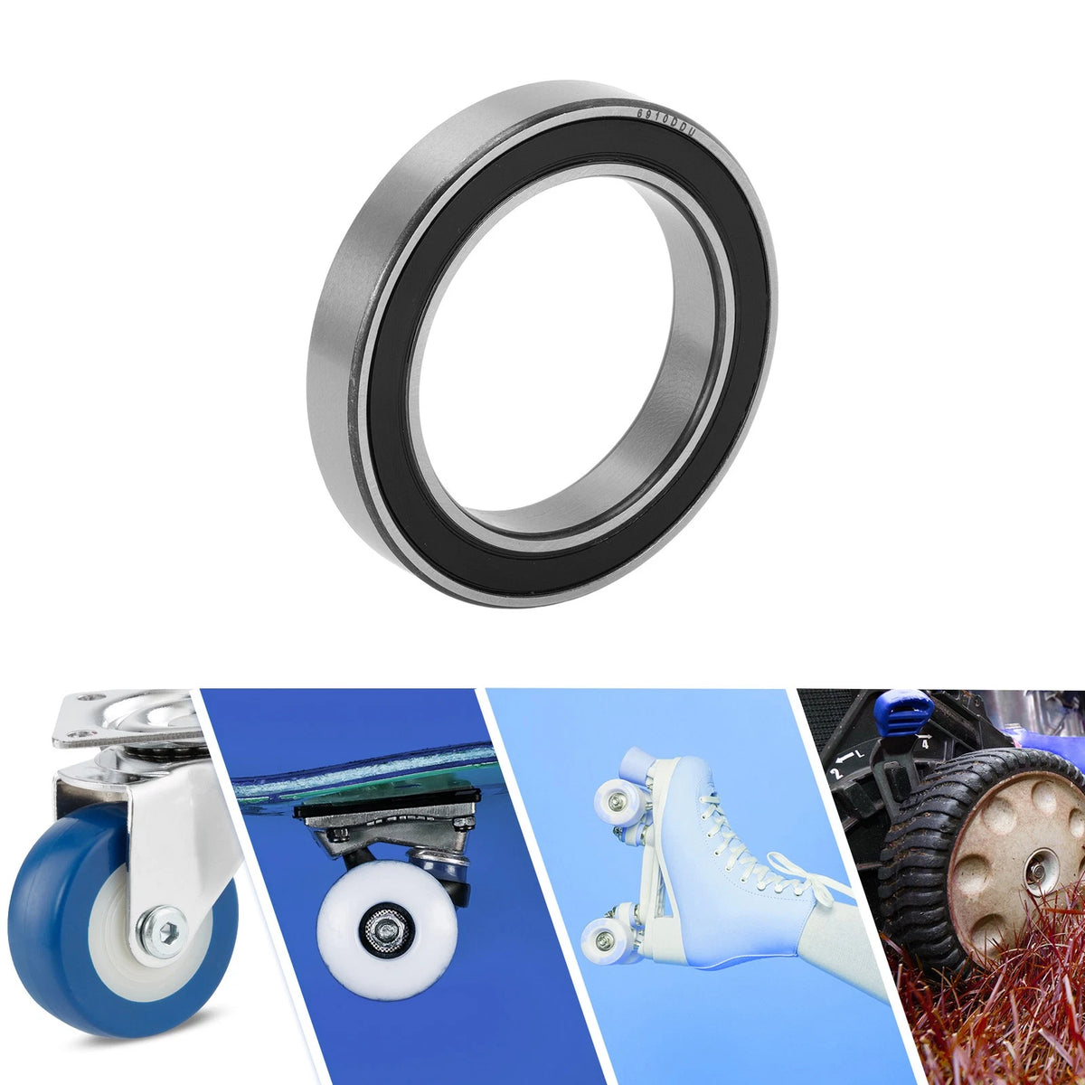 Deep Groove Ball Bearing 50x72x12mm for Scooter Skateboard (1 Pc)