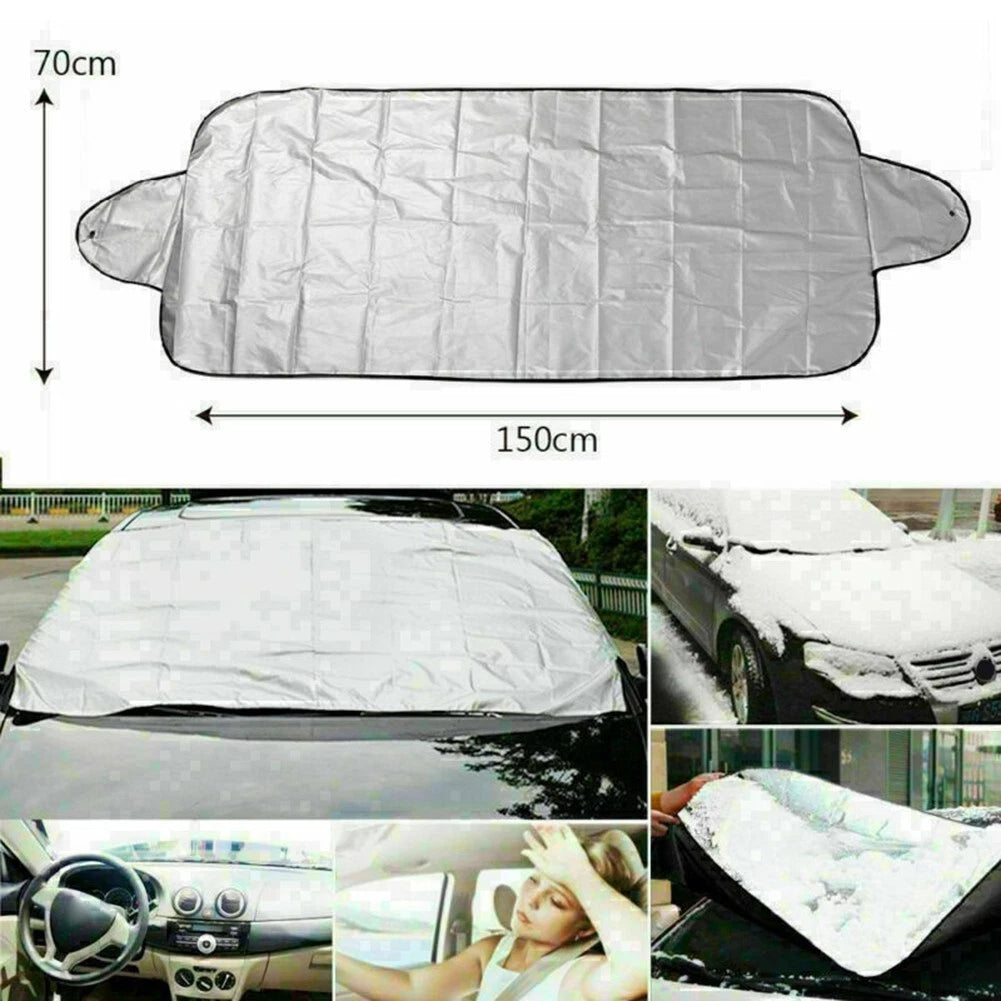 Foldable Sun Shade Windshield Visor for Truck Van SUV MPV (70x150cm)