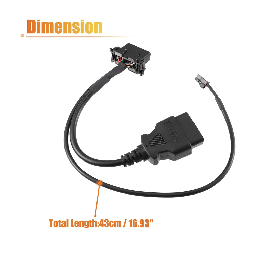 Security Gateway Bypass Adapter Connector Cable for Dodge for RAM 1500 (2009–2018)