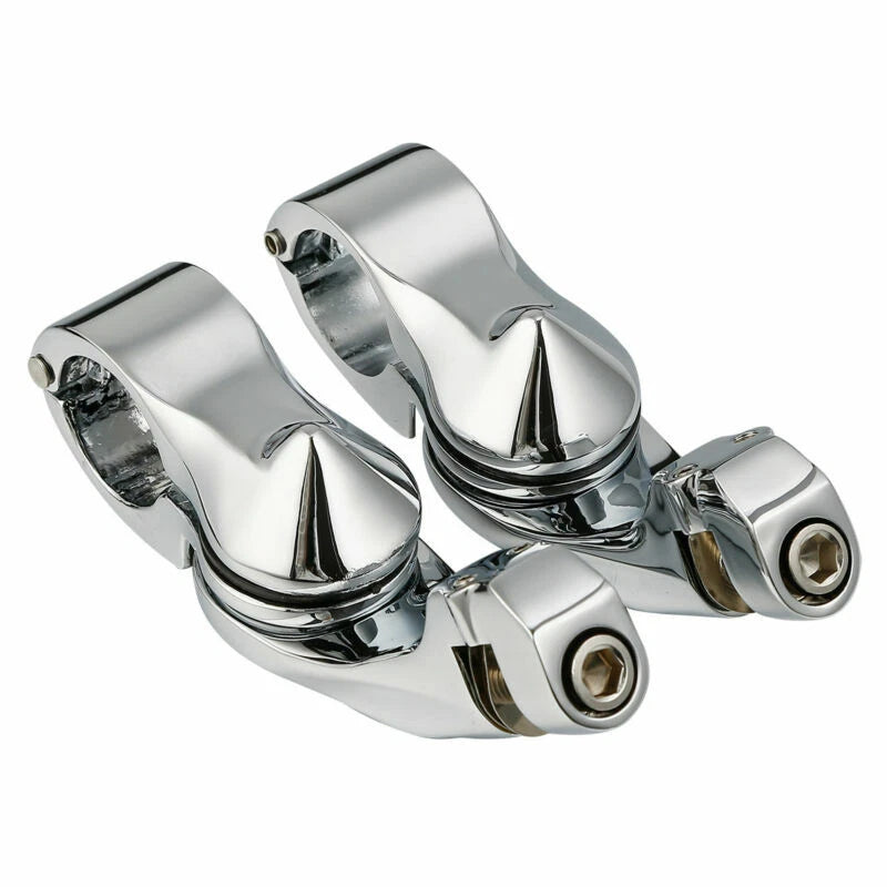 1 1/4" Short Angle Highway Footpeg Mount Bracket for Harley Touring (2014–2023)