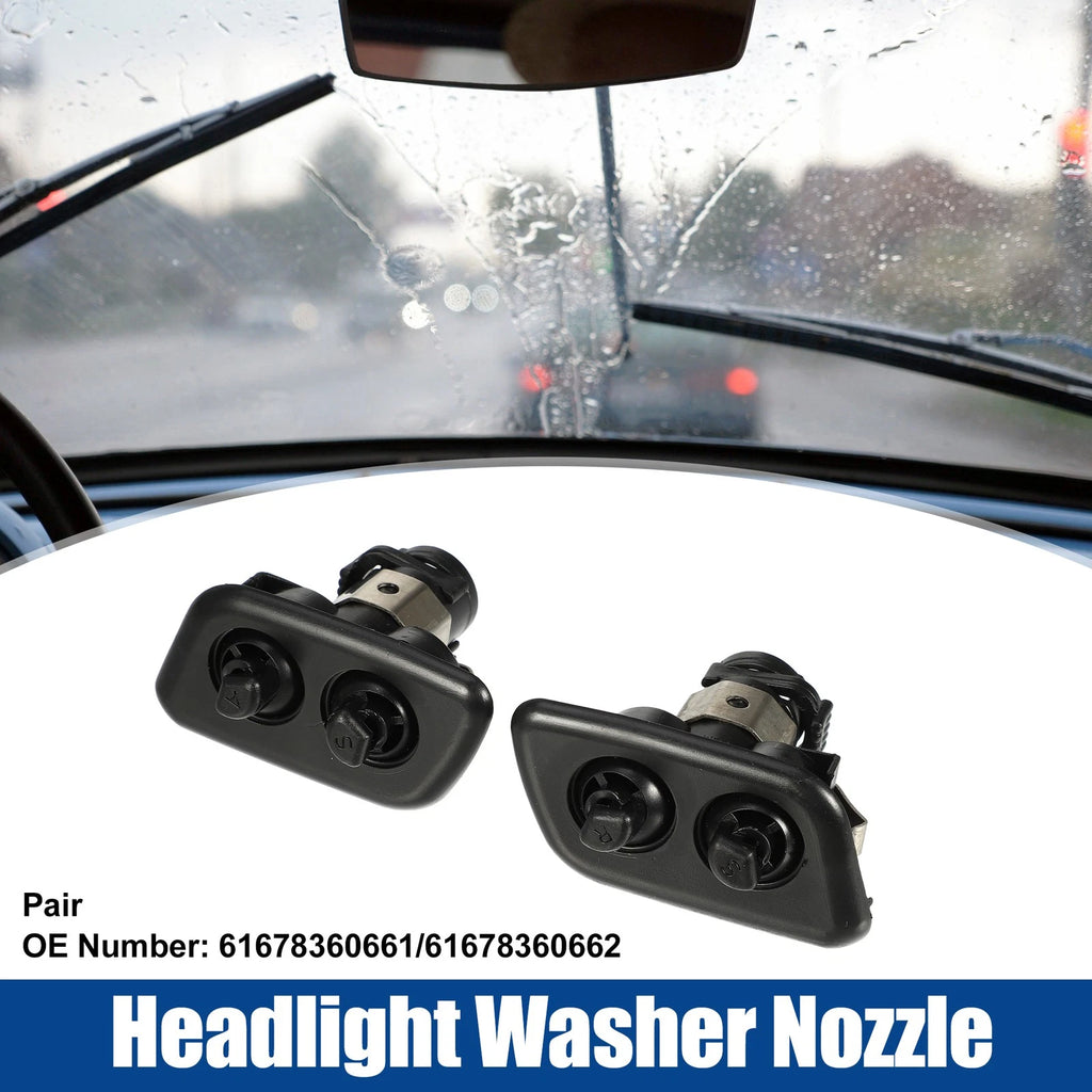 Headlight Washer Nozzles Front Pair for BMW 525i (2001–2003)